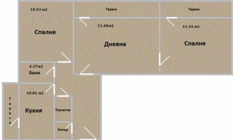 Three-room apartment
