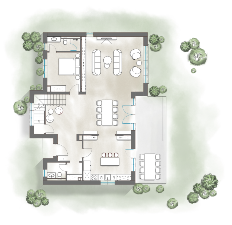 Luxurious three-story house with ACT 16 in the prestigious complex in Simeonovo district image 73698