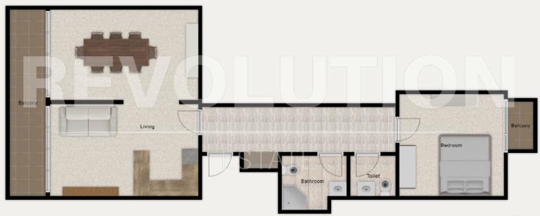 One-bedroom apartment in Krasno Selo residential area image 75324