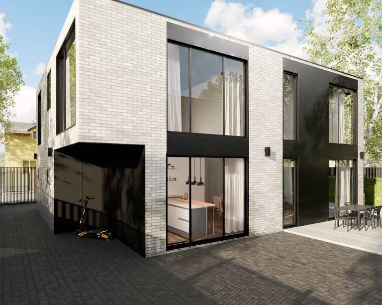 Two-storey house in a complex of 3 houses UNDER CONSTRUCTION in the village of Lozen image 75918