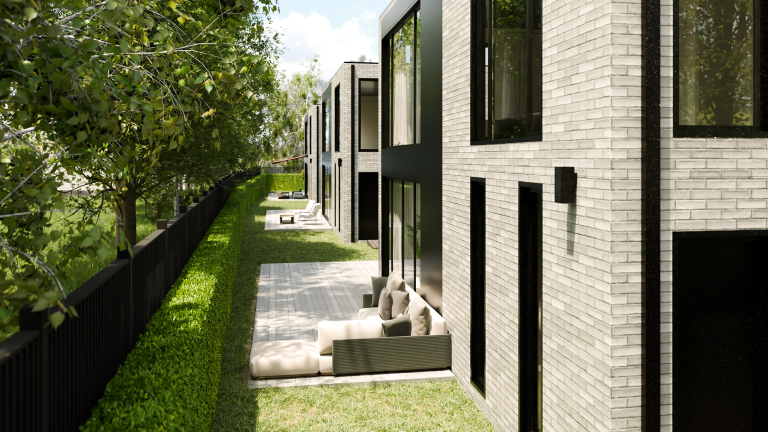 Two-storey house in a complex of 3 houses UNDER CONSTRUCTION in the village of Lozen image 75919