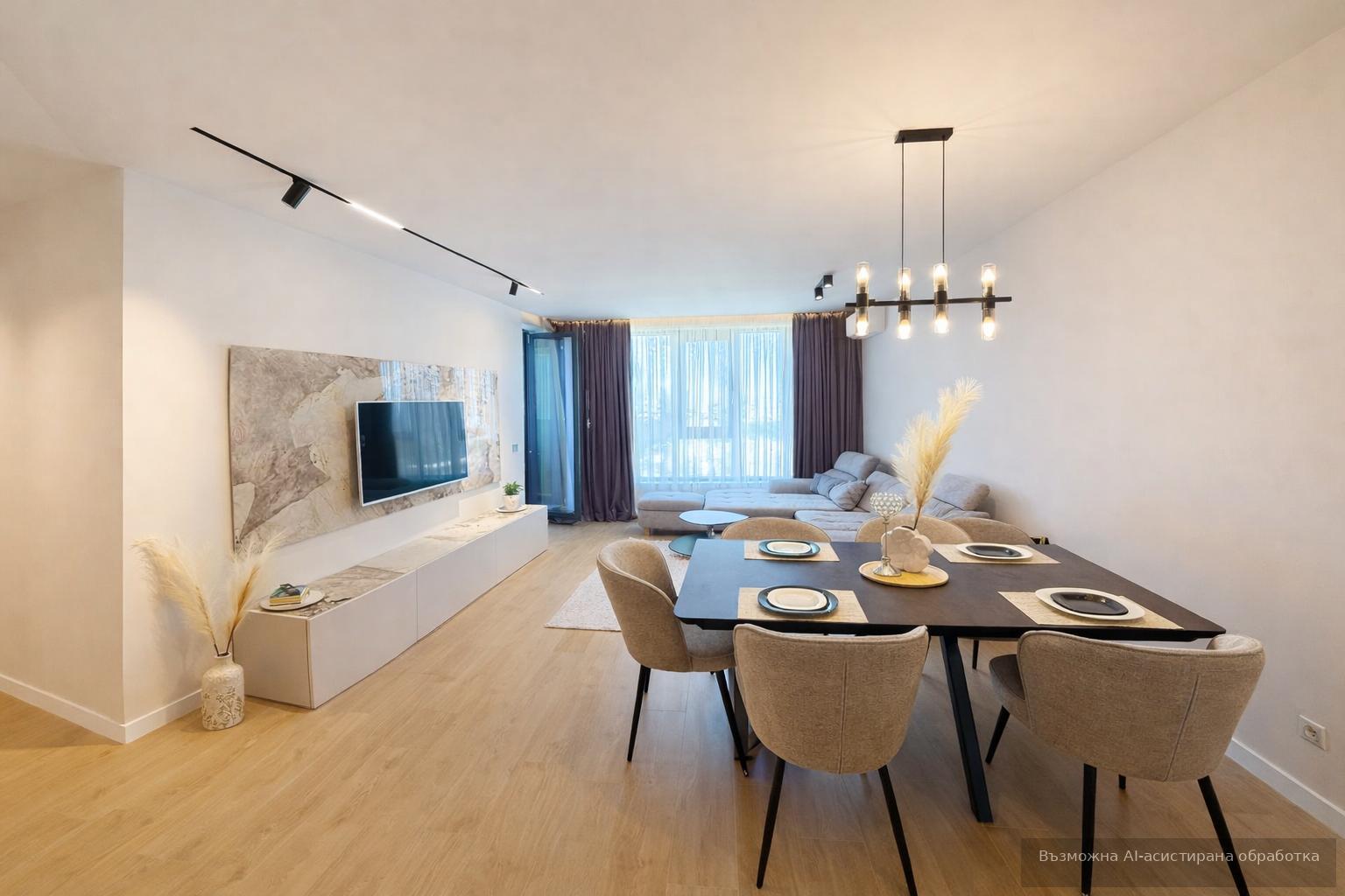Luxury one-bedroom apartment in the city center area / With a parking space! image 3