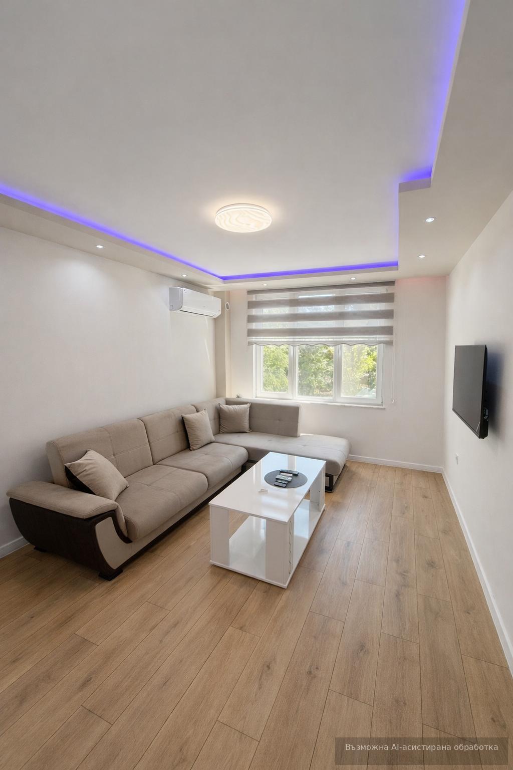 One-bedroom apartment for rent in Trakiya district.