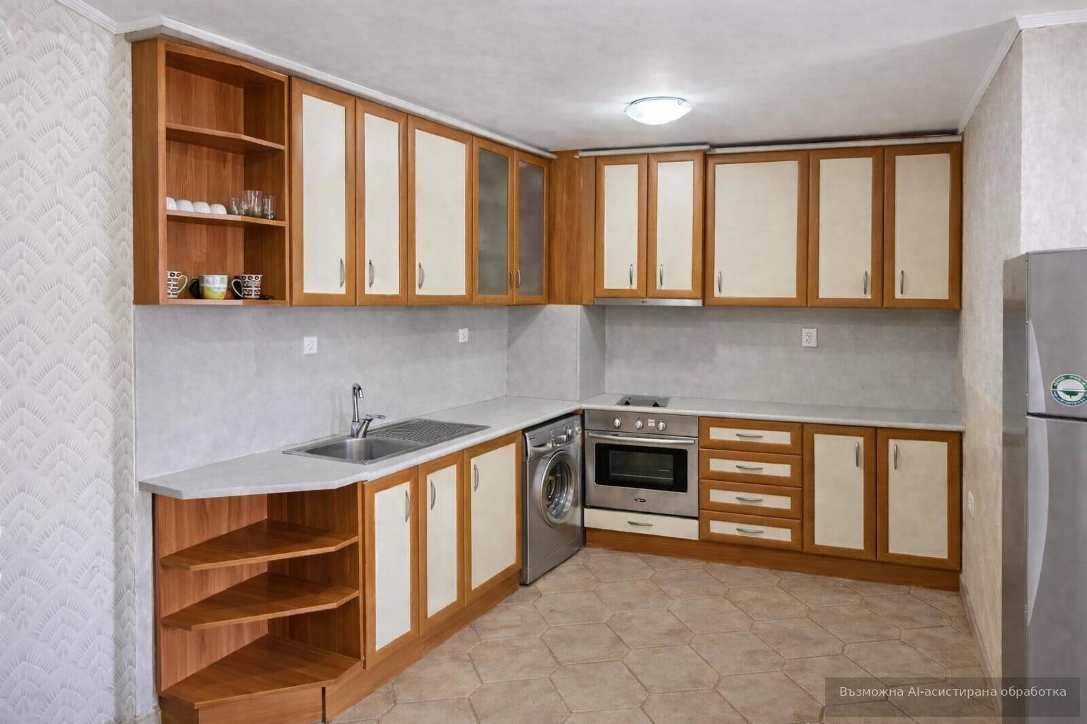 Three-room apartment in the city center area