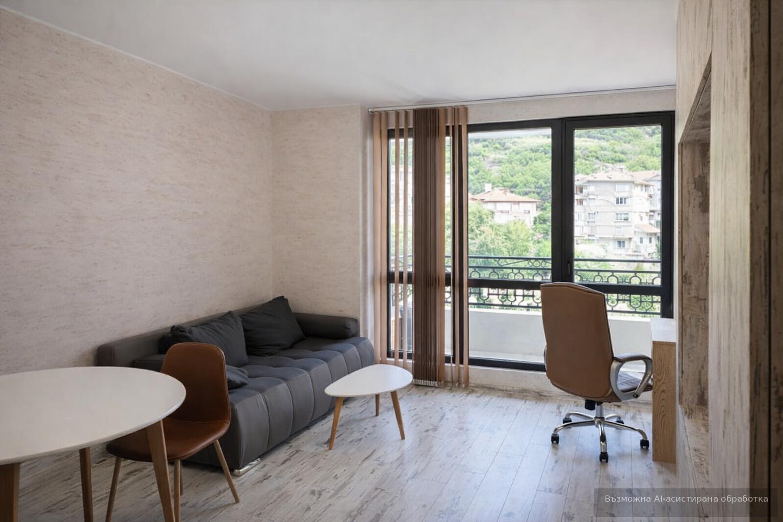 Modern one-room apartment in the city center area. image 3