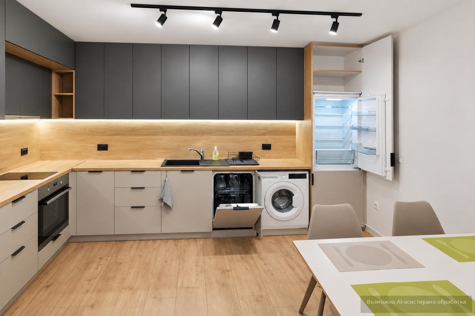 One-bedroom apartment in a gated complex in the Hristo Smirnenski neighborhood.