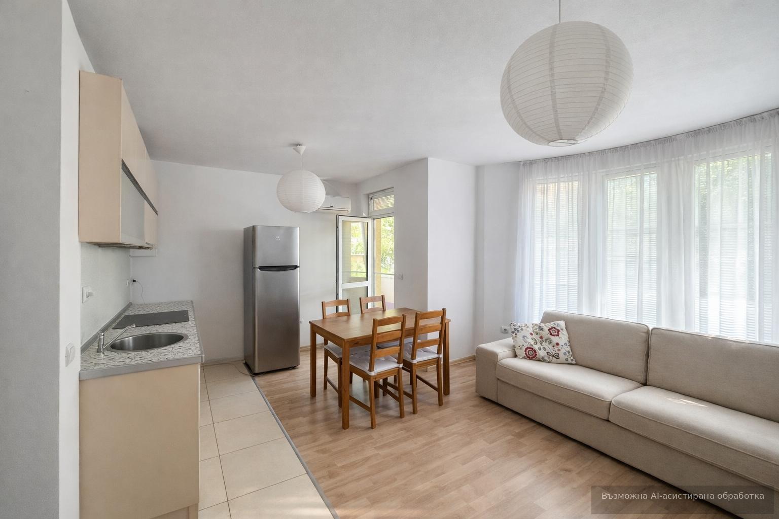 Three-room apartment for rent in the Karshiyaka neighborhood