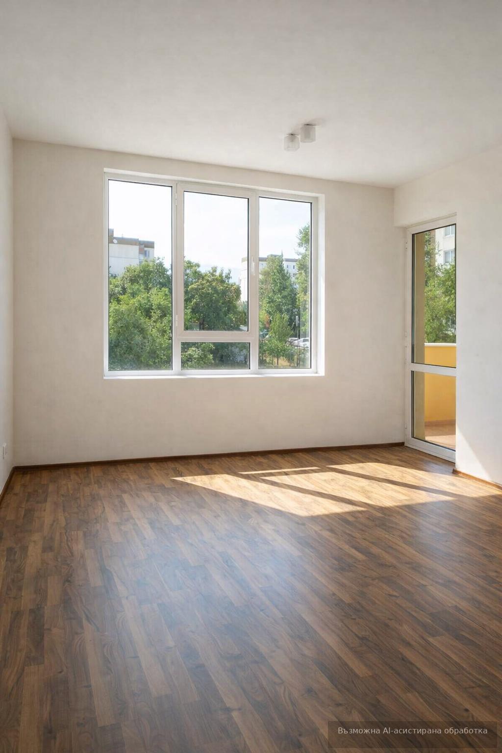 Unfurnished three-room apartment in the Trakia district / Option for an underground garage!