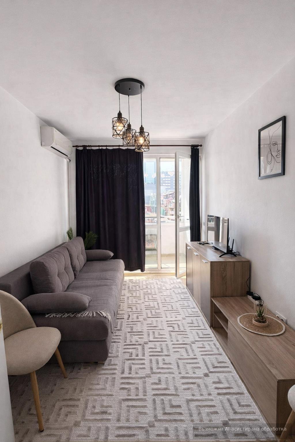 One-bedroom apartment for rent in the Karshiyaka district.