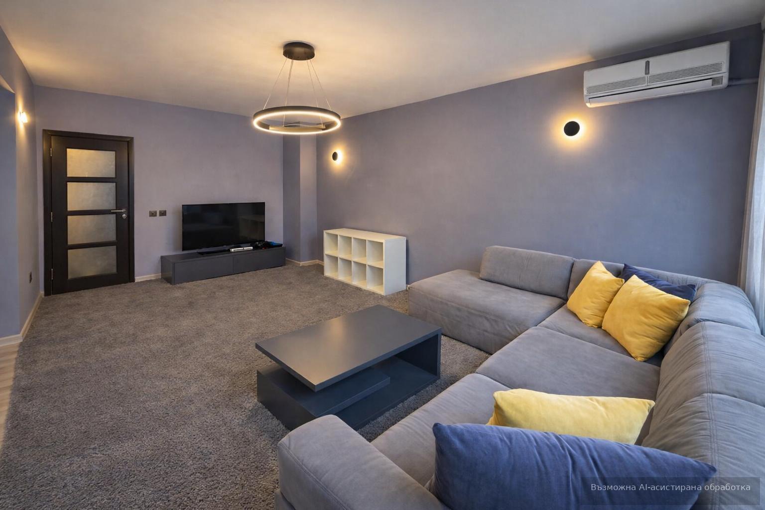 Spacious three-room apartment in the Center area