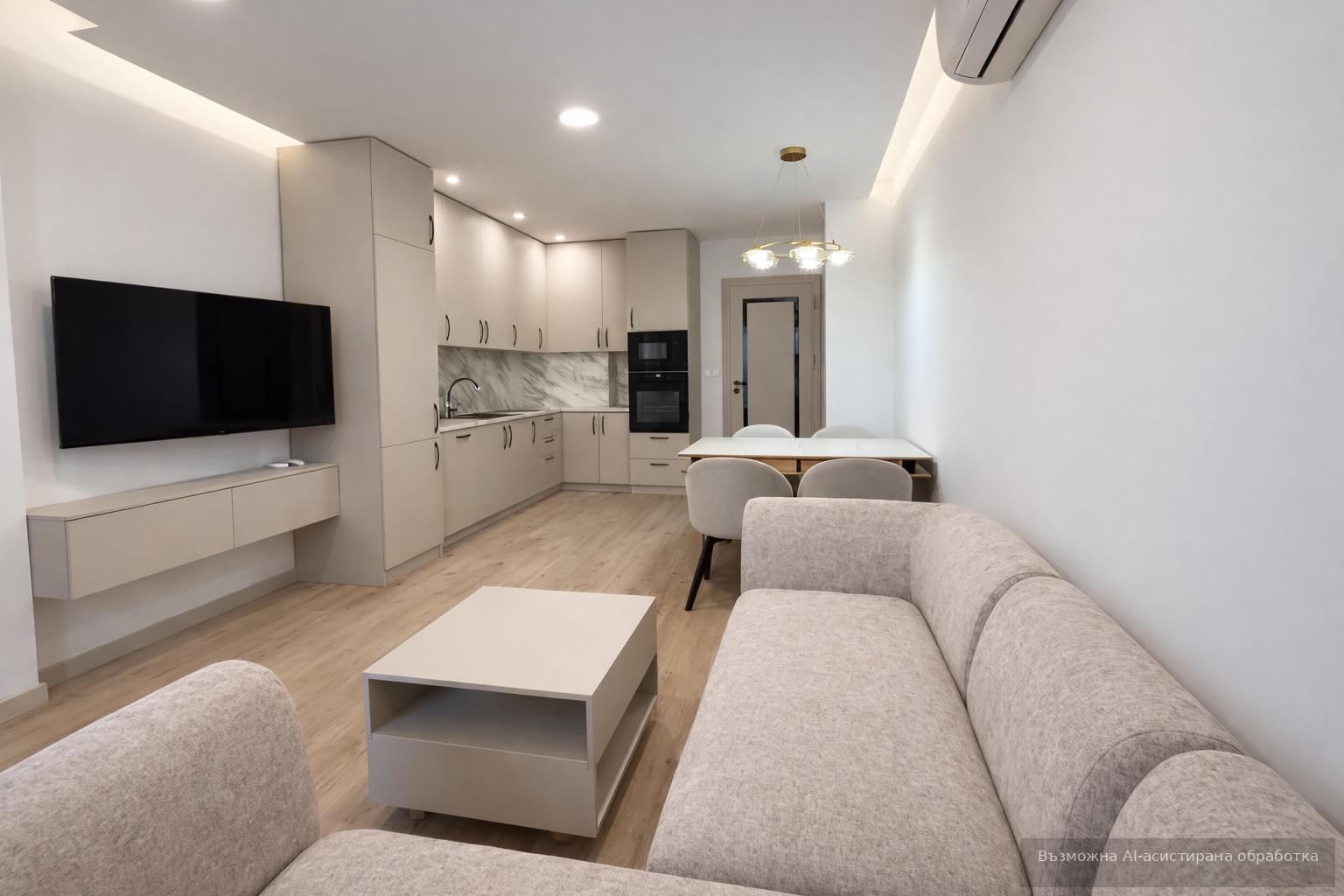 Luxury 3-room apartment in Trakia residential district / Building maintenance fees, internet, and TV included! image 1