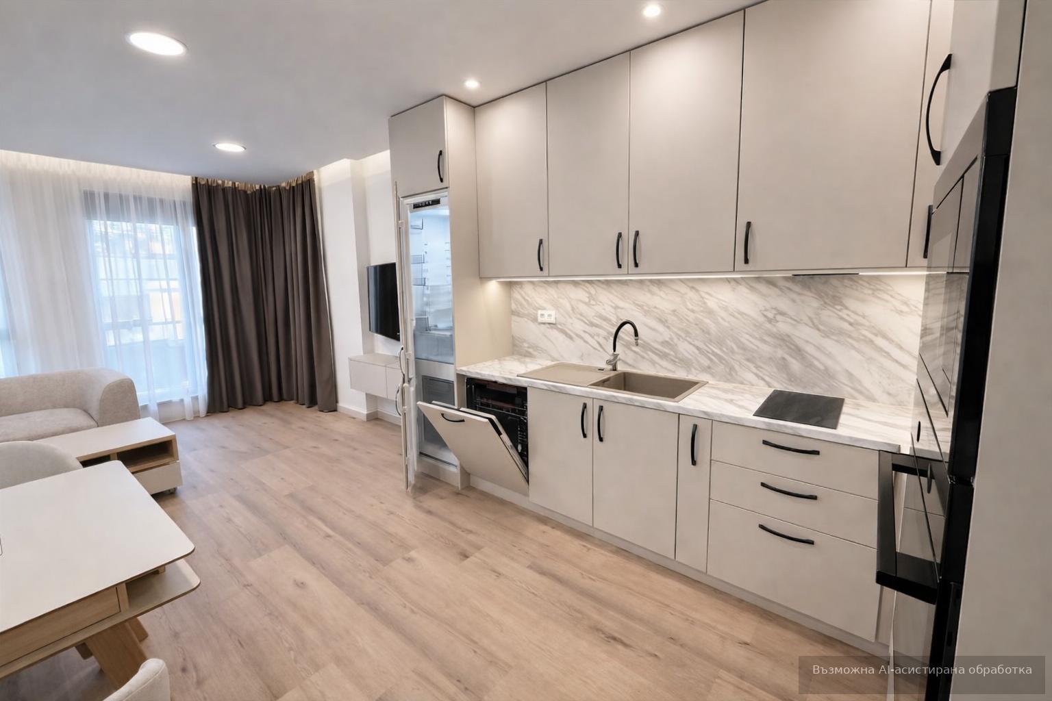 Luxury 3-room apartment in Trakia residential district / Building maintenance fees, internet, and TV included! image 2