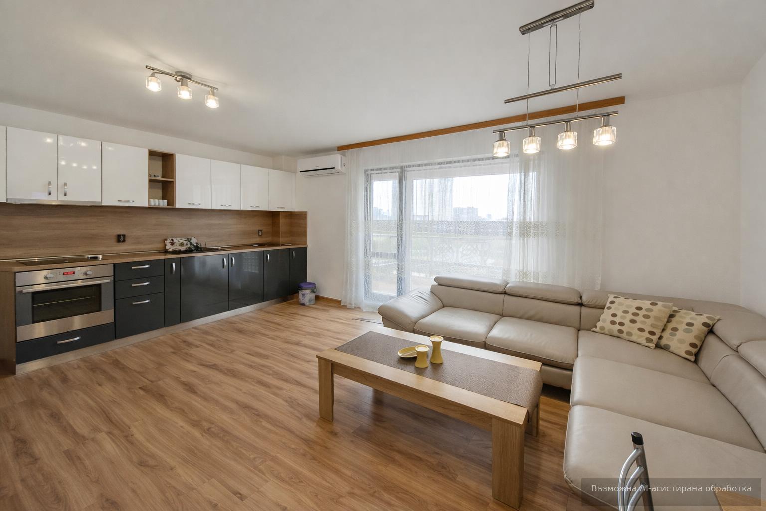 Sunny one-bedroom apartment in the Karshiyaka district