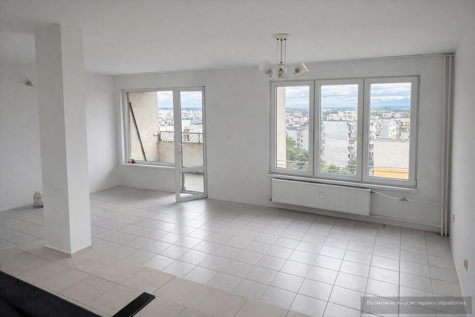 Unfurnished three-room apartment in the Trakiya residential district image 2