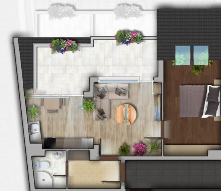 one-bedroom apartment