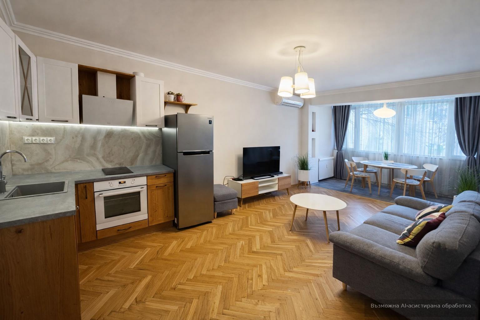 Luxury three-room apartment in the Kamenitsa 1 area